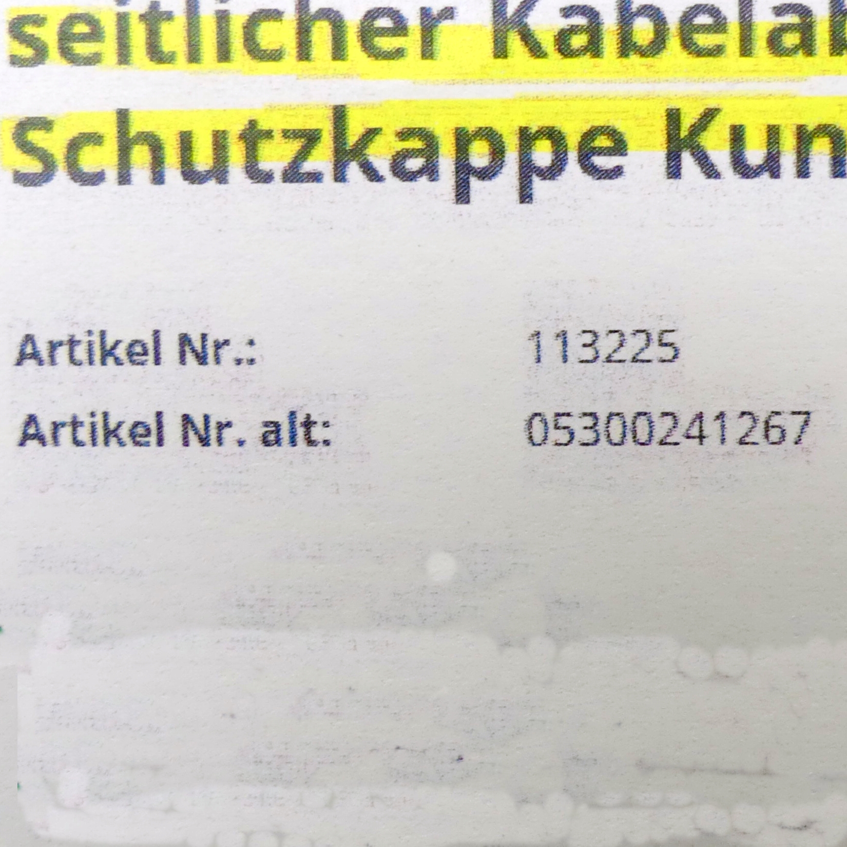 Han 24BSockelgehäuse 19300241266 
