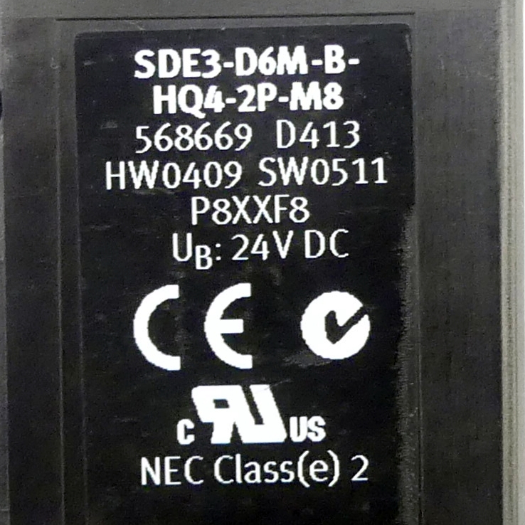 Drucksensor SDE3-D6M-B-HQ4-2P-M8 