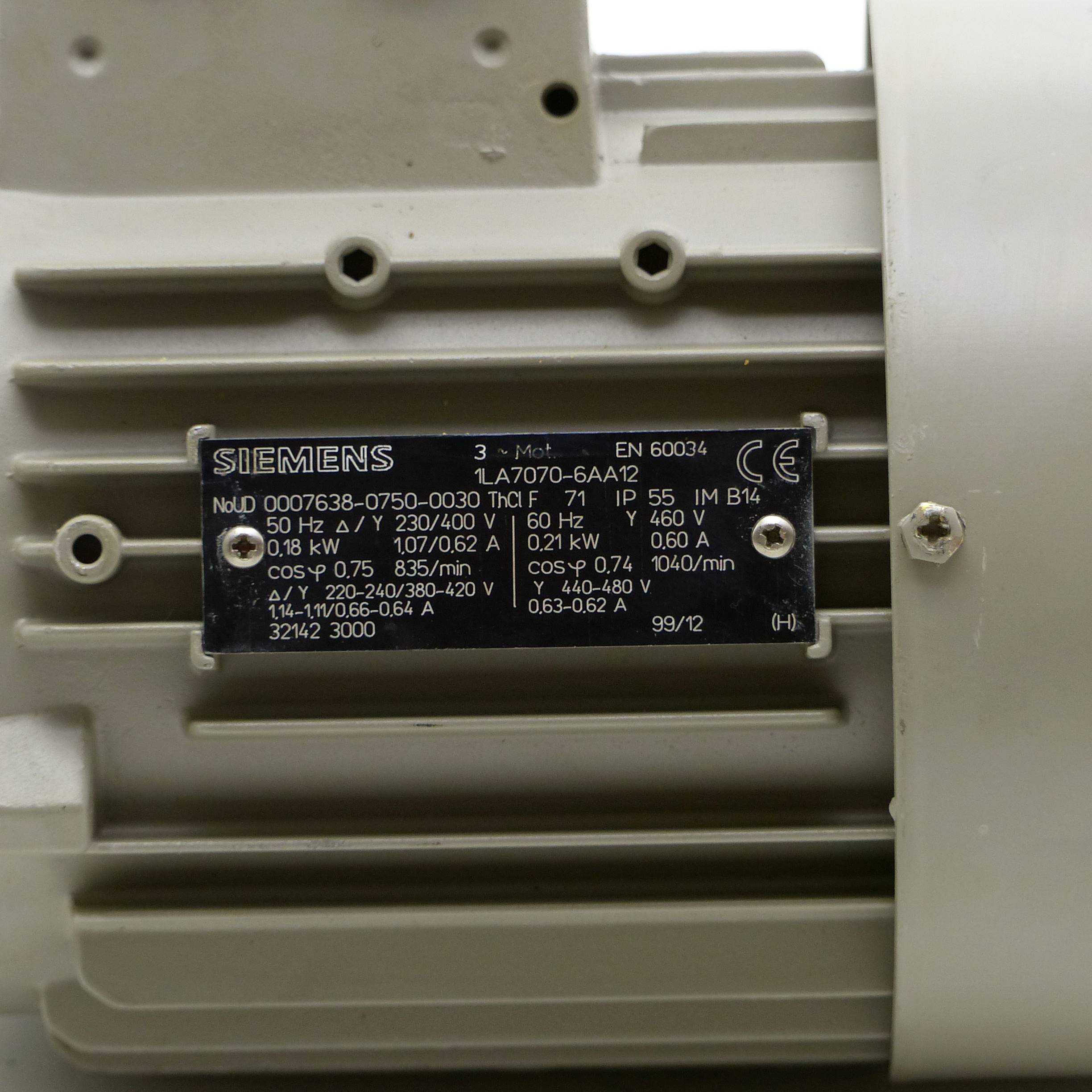 Drehstrommotor 1LA7070-6AA12 