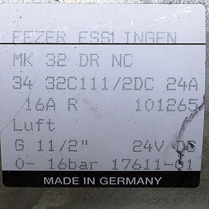 3/2 way valve MK 32 DR NC