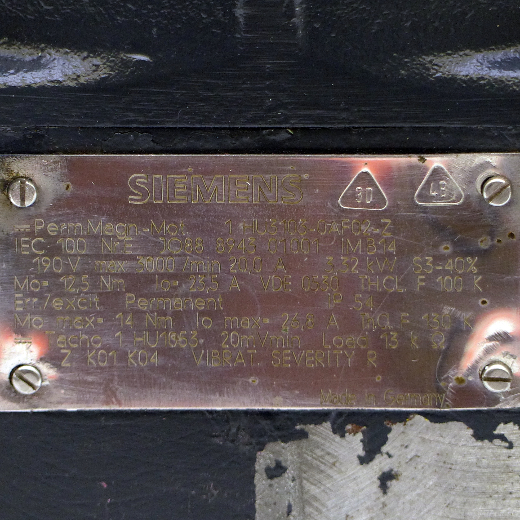Permanenet Magnet Motor 1 HU3103-0AF02-Z