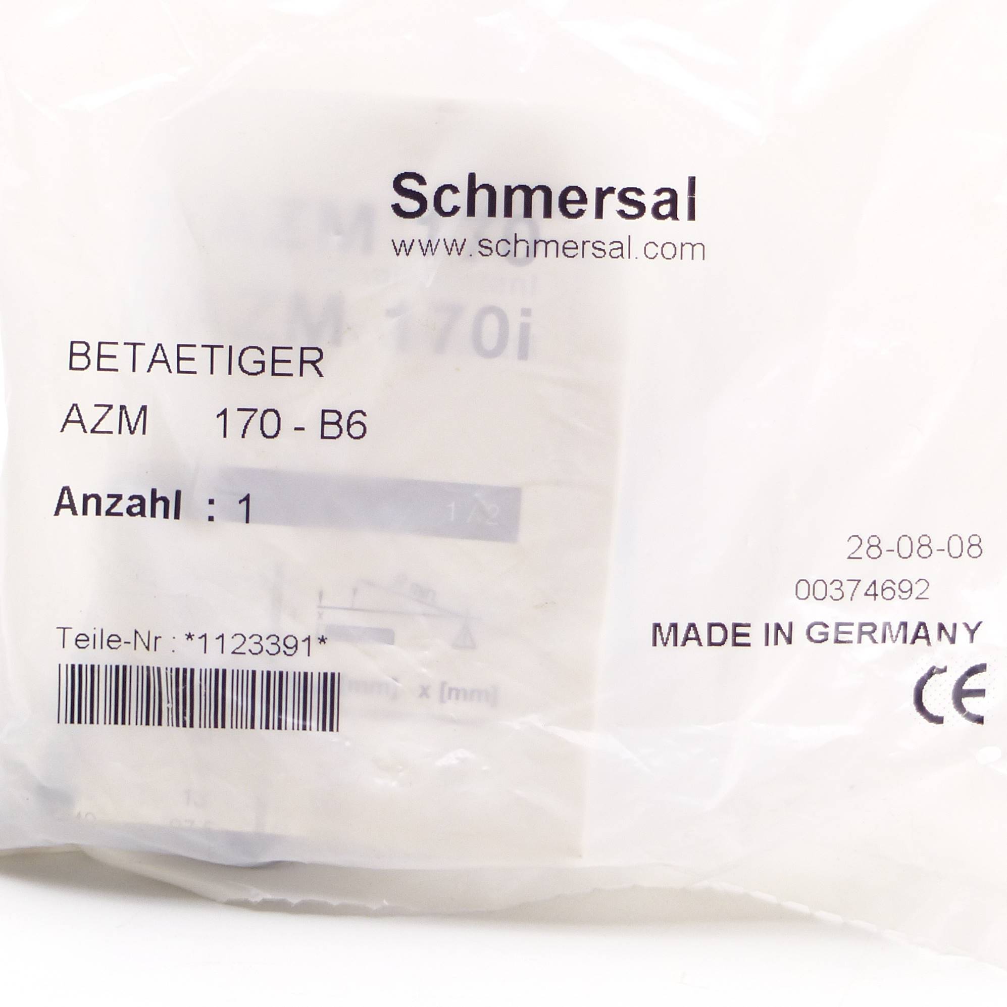 Betätiger AZM 170-B6