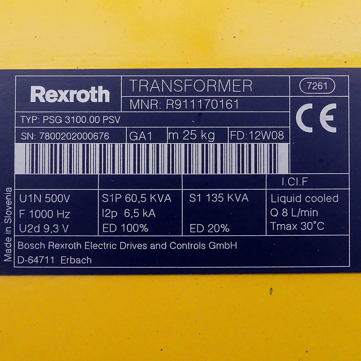 Transformer PSG3100.00PSV 