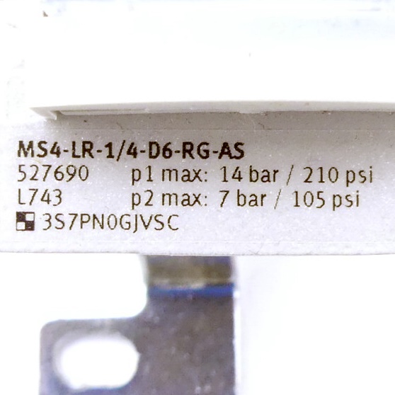 Druckregelventil MS4-LR-1/4-D6-RG-AS 