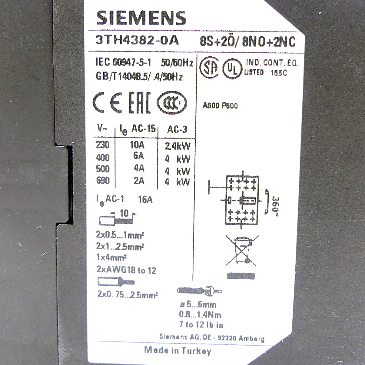 Contactor relay 