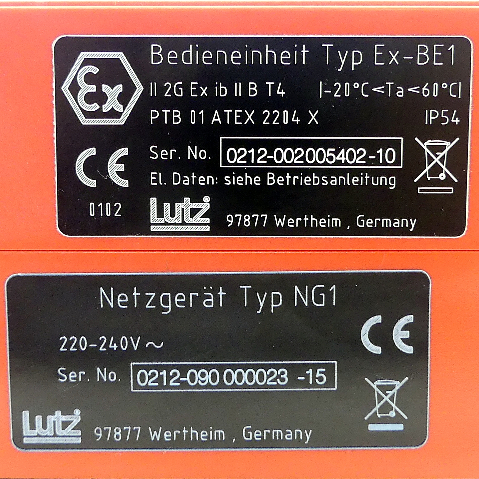 Bedieneinheit + Netzgerät