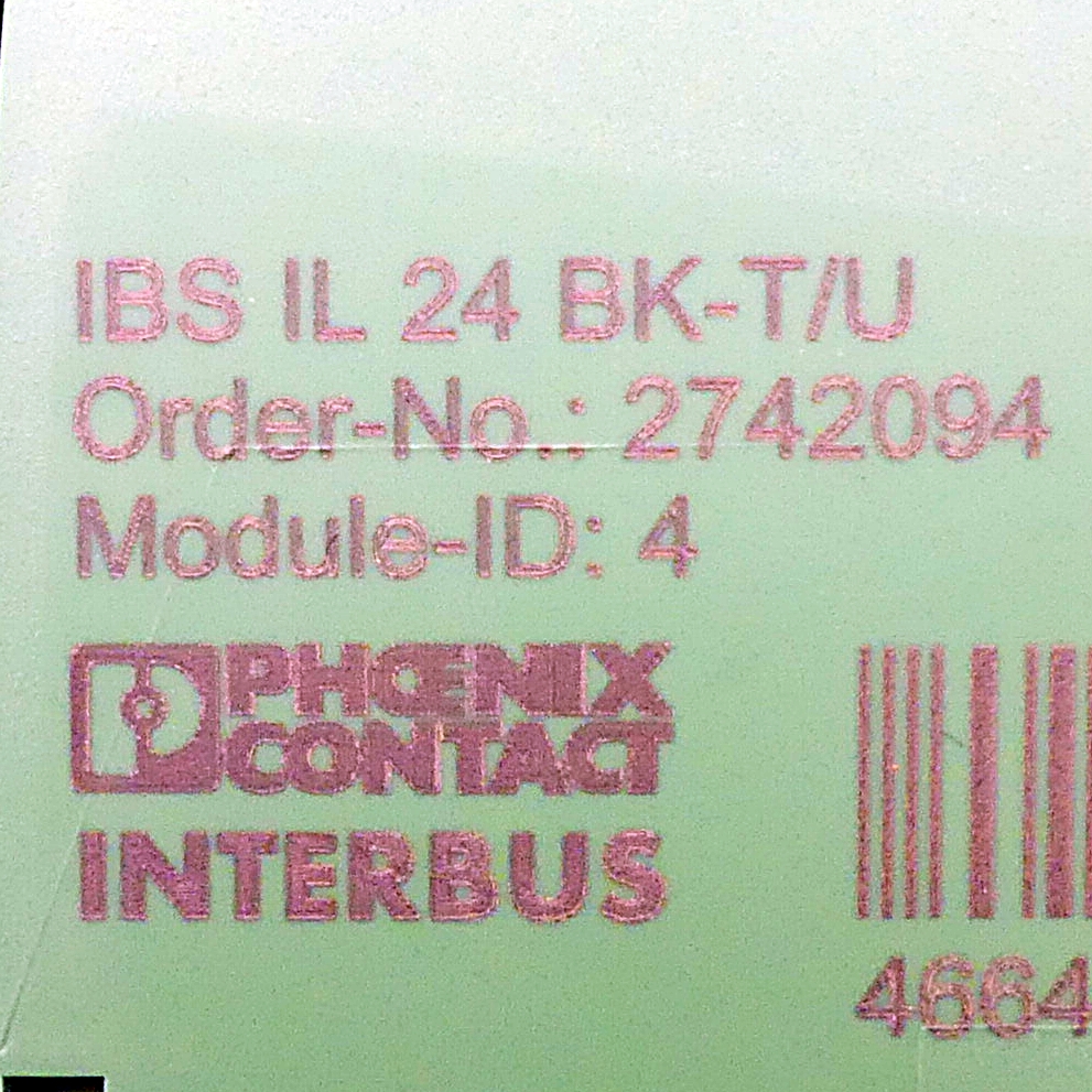 Expansion module IBS IL BK-T/U