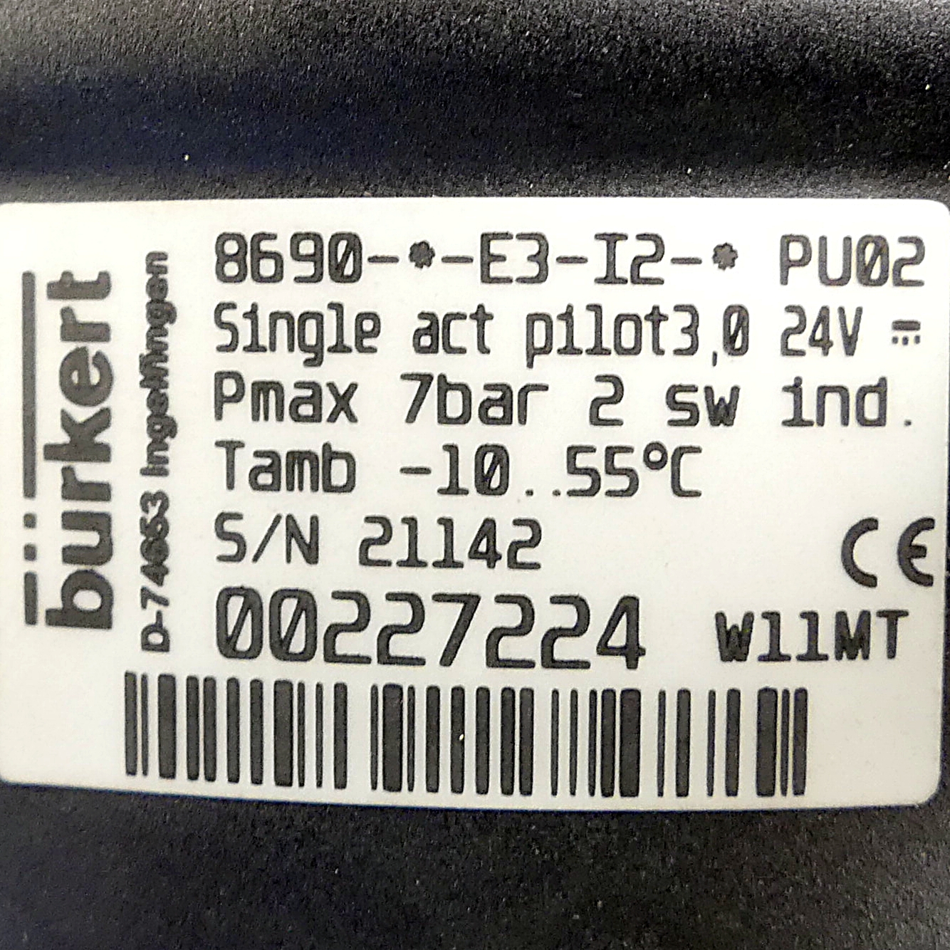 Process control system with control head