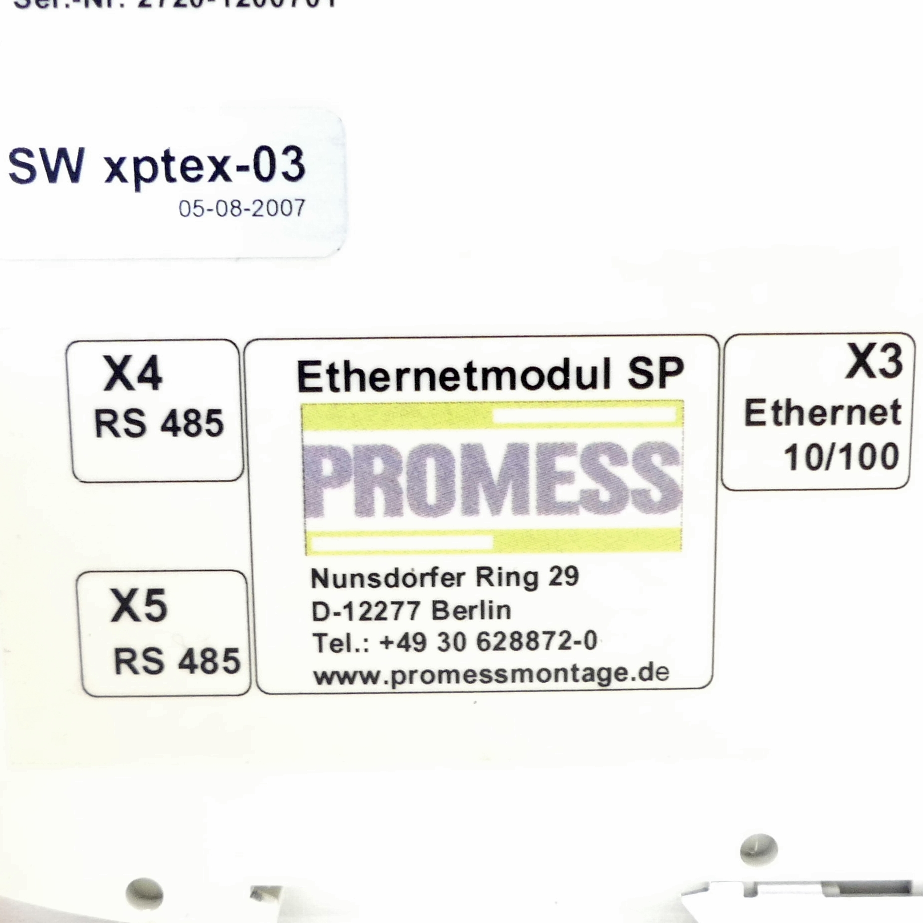 Ethernet module SP