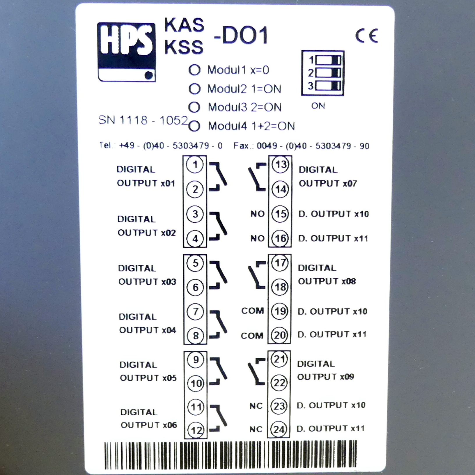 Kompakt-Schutz-System DO1-Ausgangsmodul 