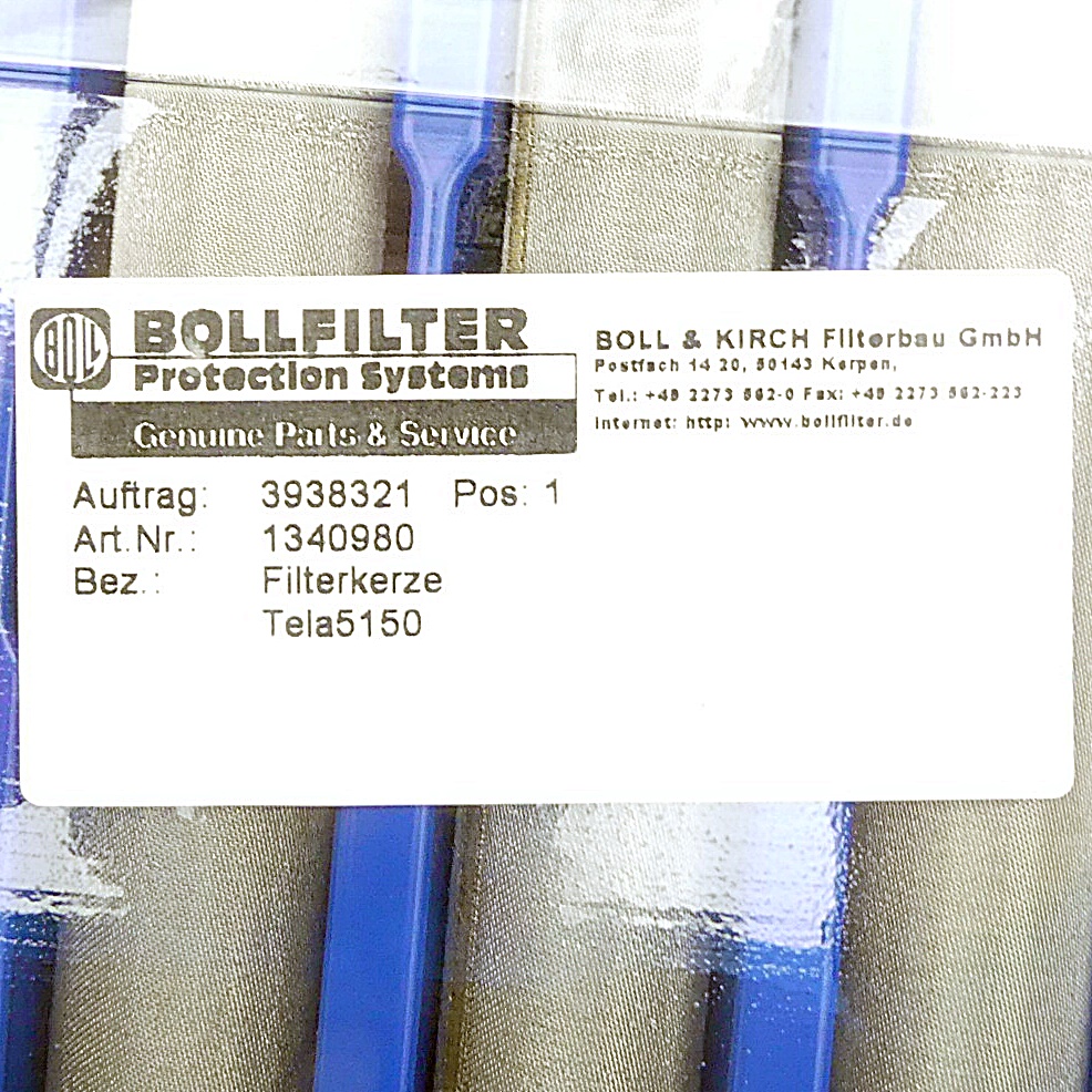 6 pieces Filter cartridge Tela5150