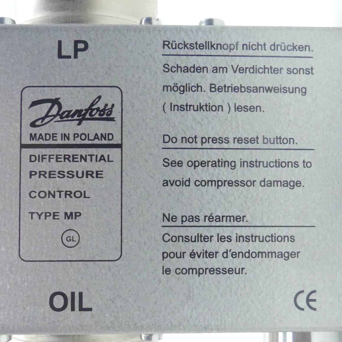 Differenzdruckregler Type MP 