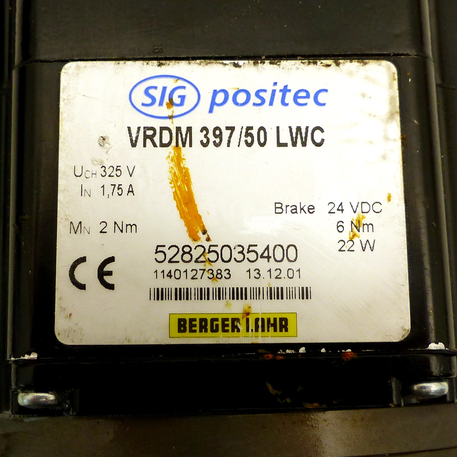 Step Motor VRDM 397/50 LWC 
