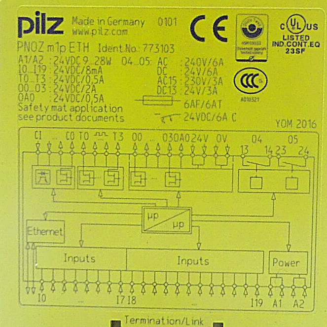 PNOZmulti Base Unit PNOZ m1p ETH
