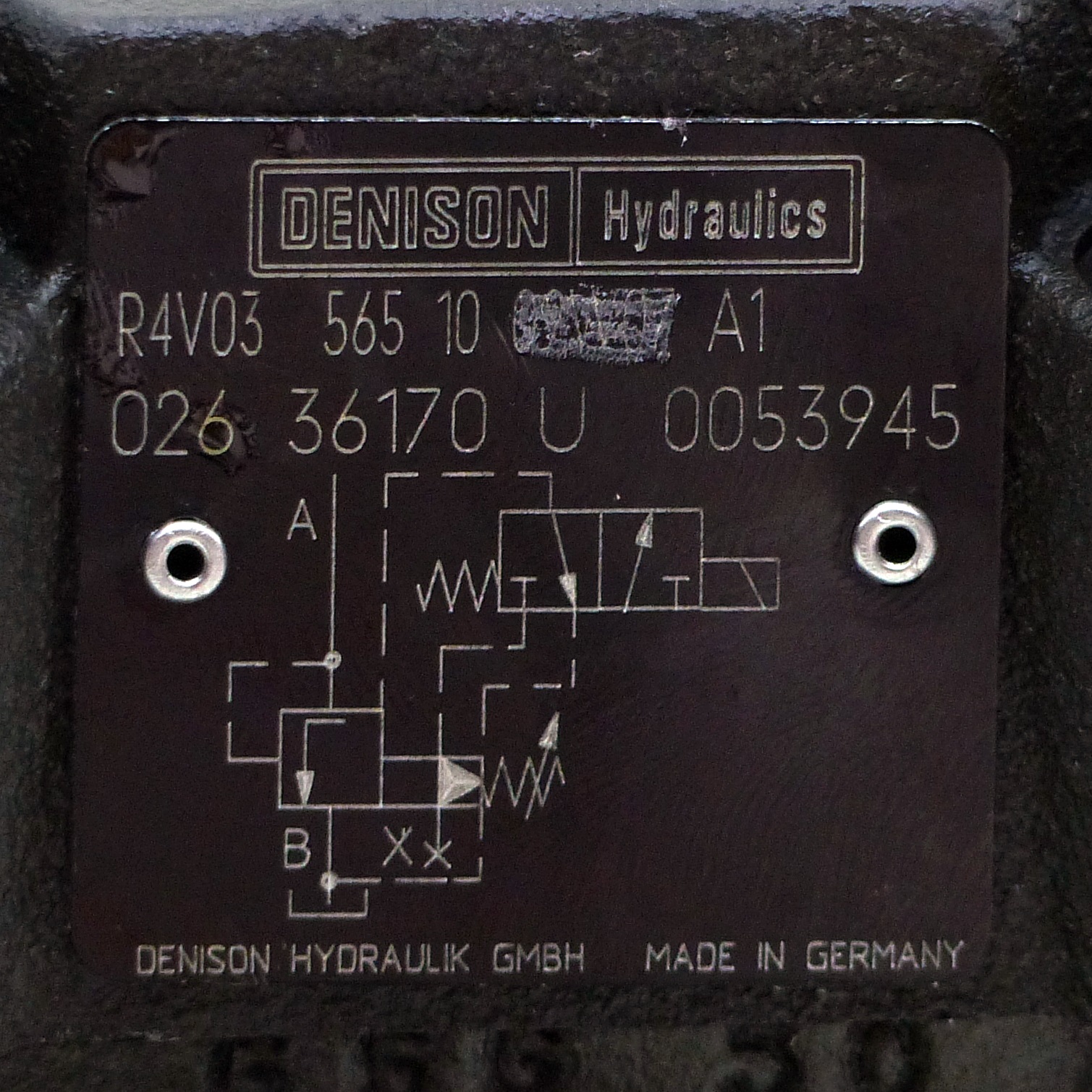 Pressure Valve R4V03; R4V03 565 10