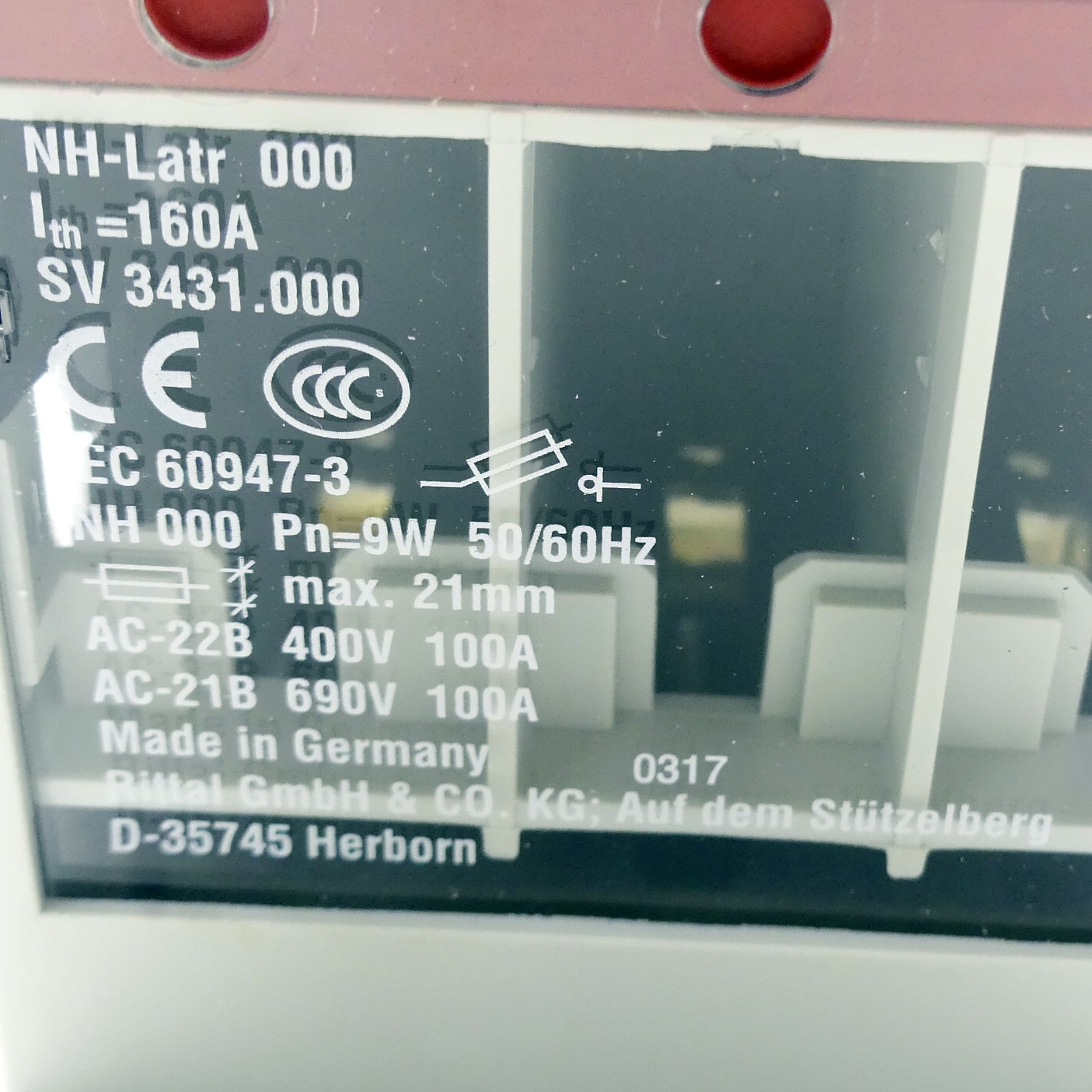 NH-Lasttrenner Gr.000  Neu OVP