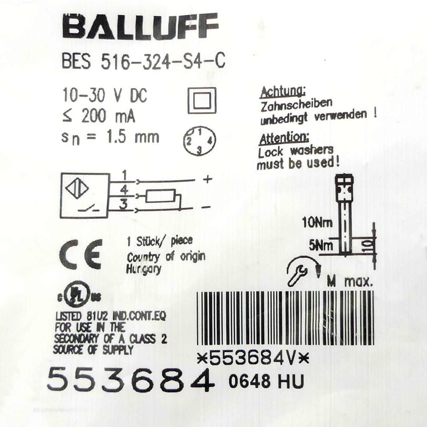 Induktiver Sensor 