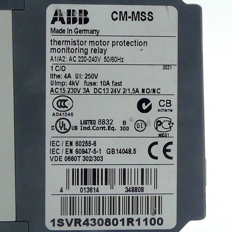 thhermistor motor protection monitoring relay CM-MSS