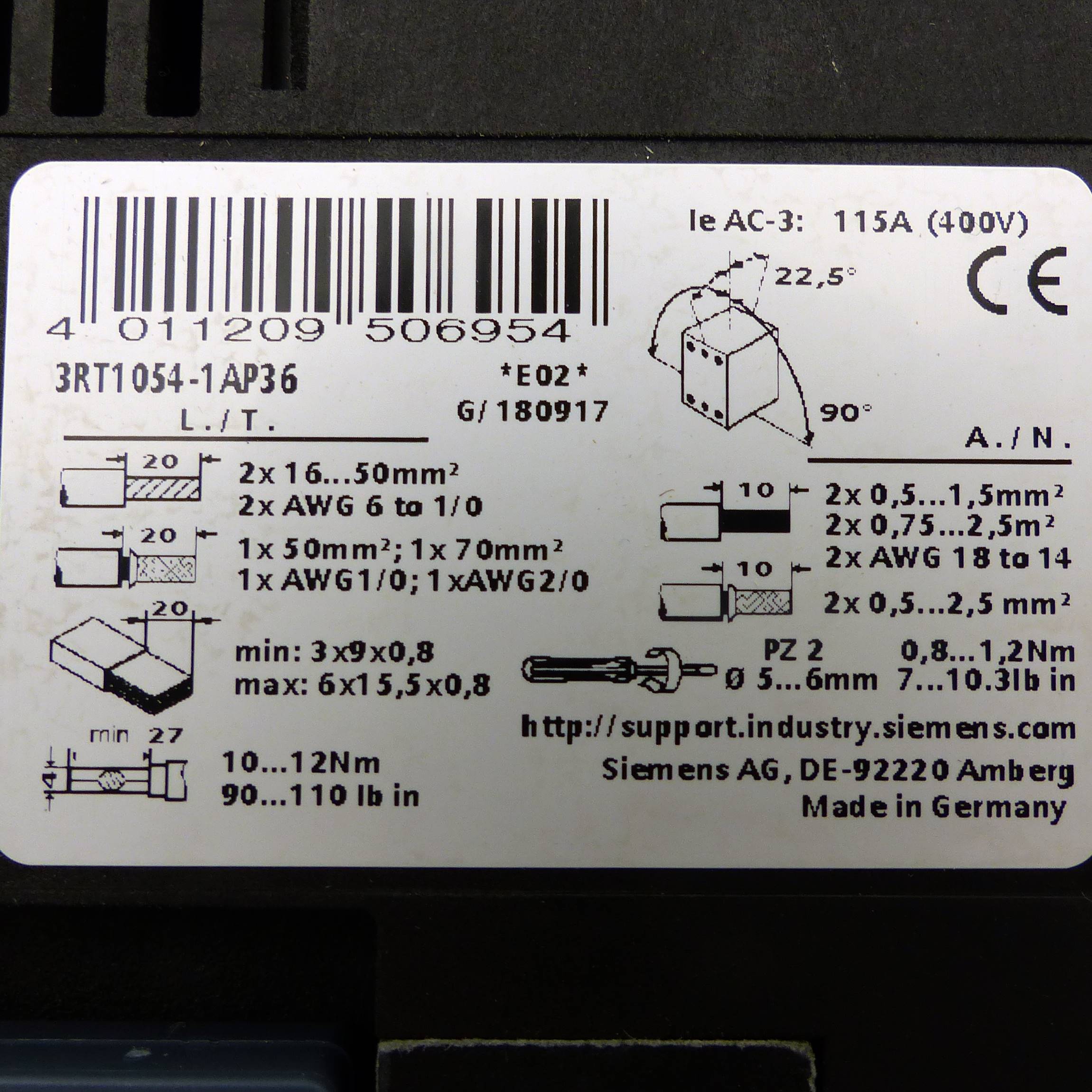 Leistungsschütz 4011209506954 