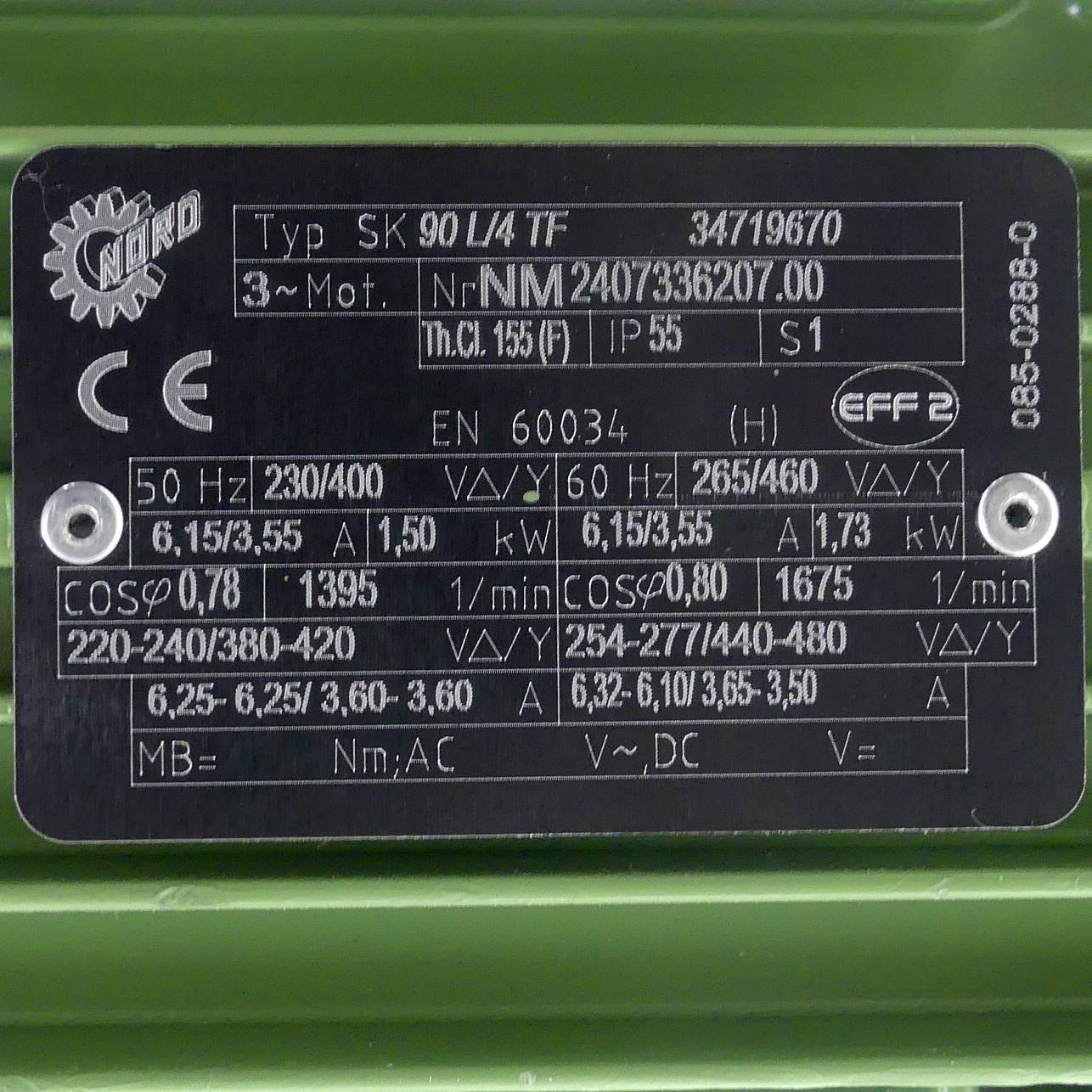 gear motor SK90L/4TF 