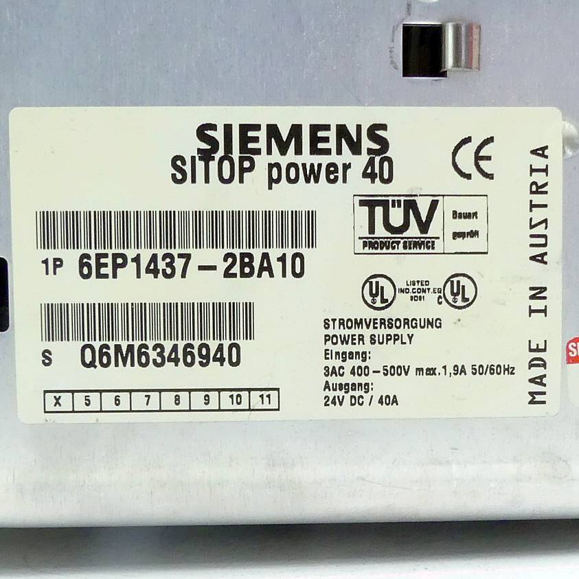 Netzgerät SITOP Power 40