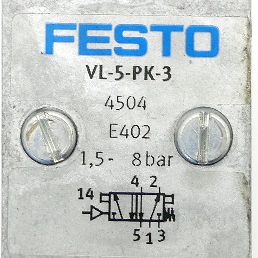 5/2 monostable Pneumatic Valve VL-5-PK-3 