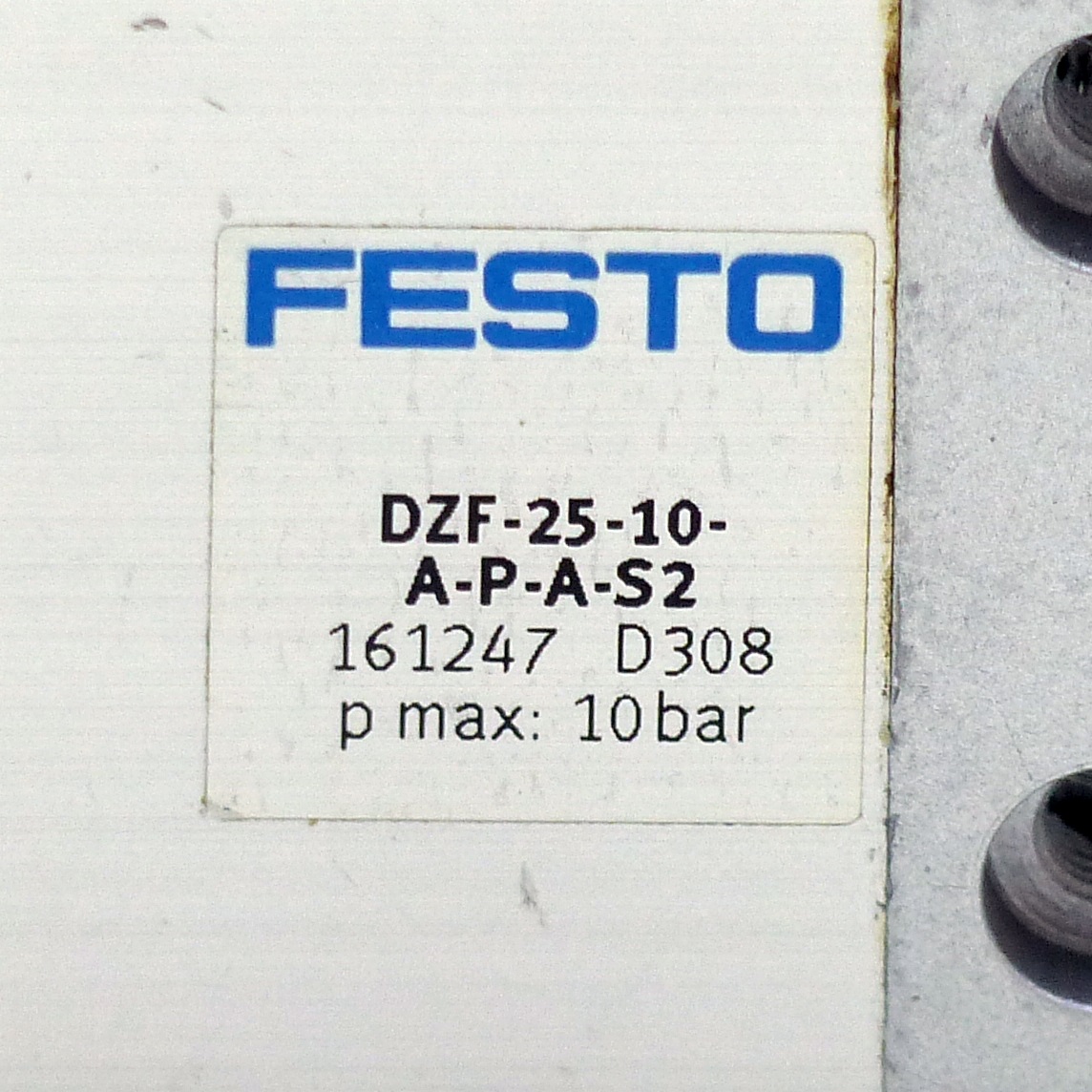 Flat Cylinder DZF-25-10-A-P-A-S2 