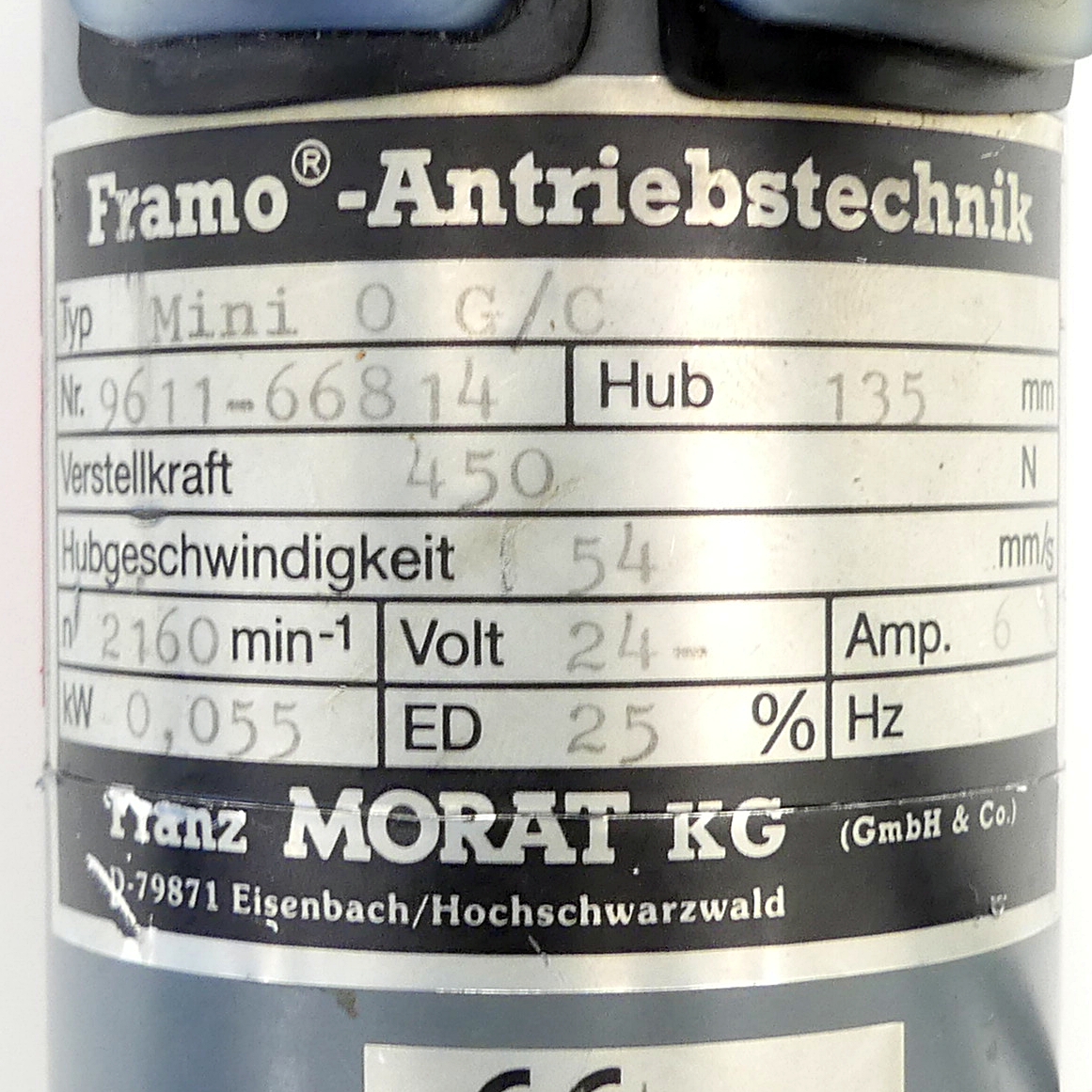 Hubspindelantrieb 