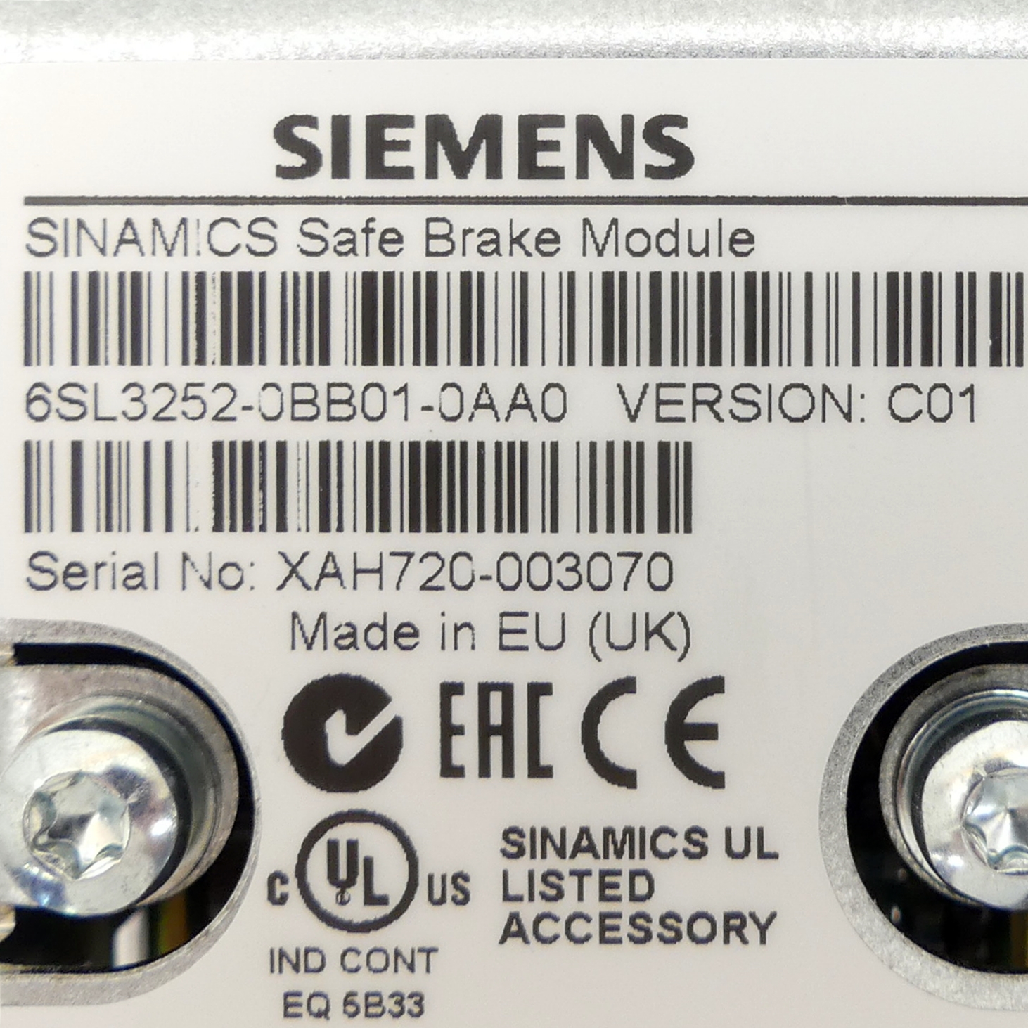 Safe brake Module