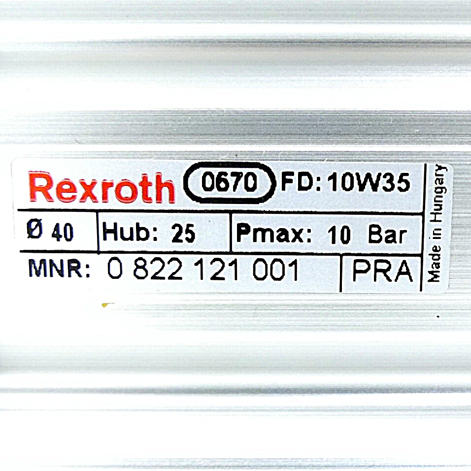 Rexroth 0 822 121 001 