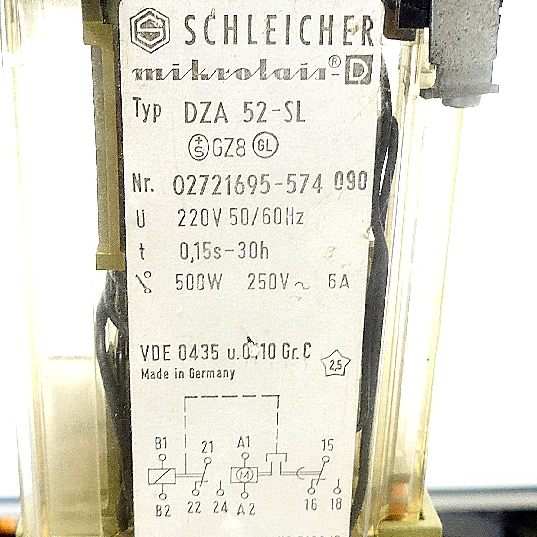 Relais DZA 52-SL 