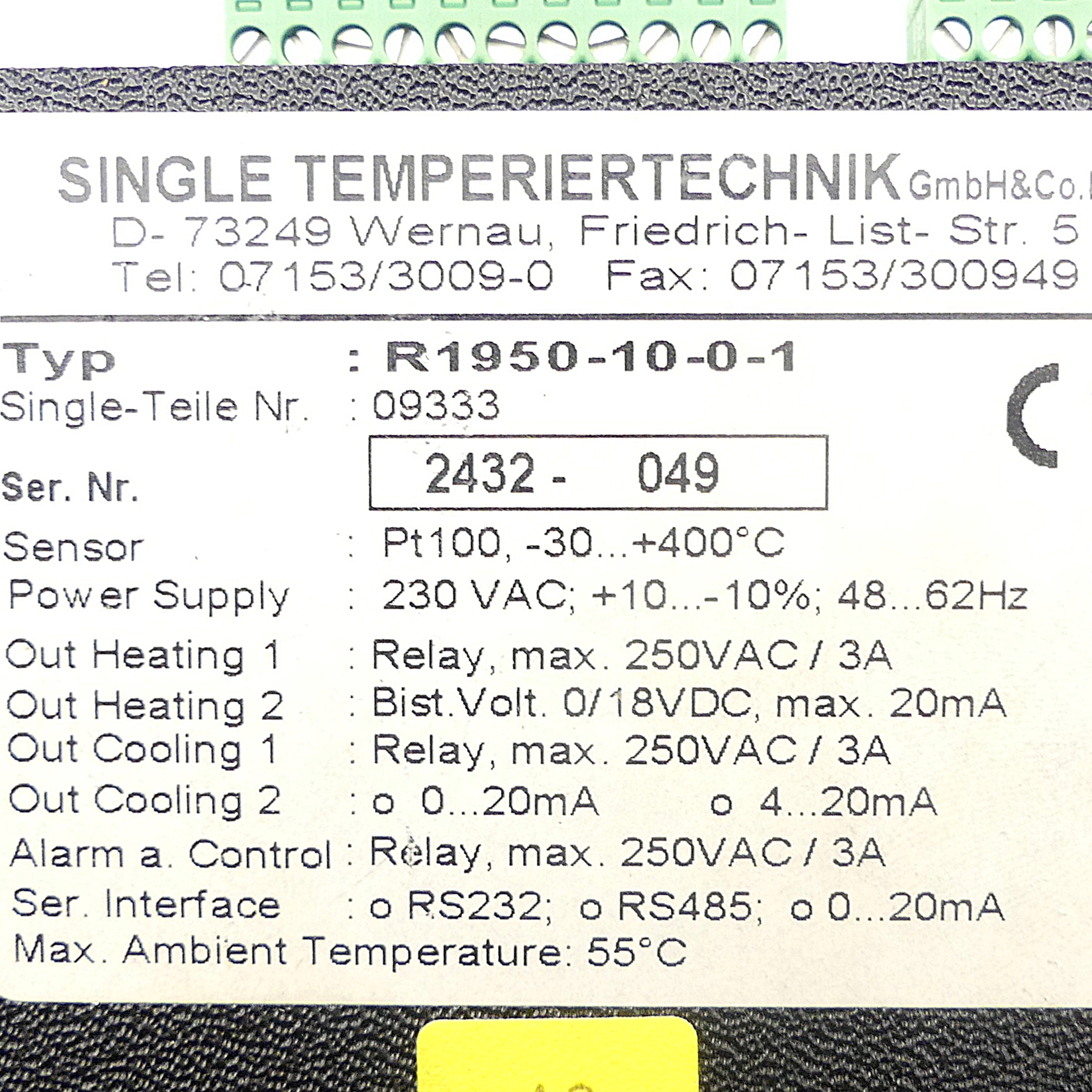Temperiergerät