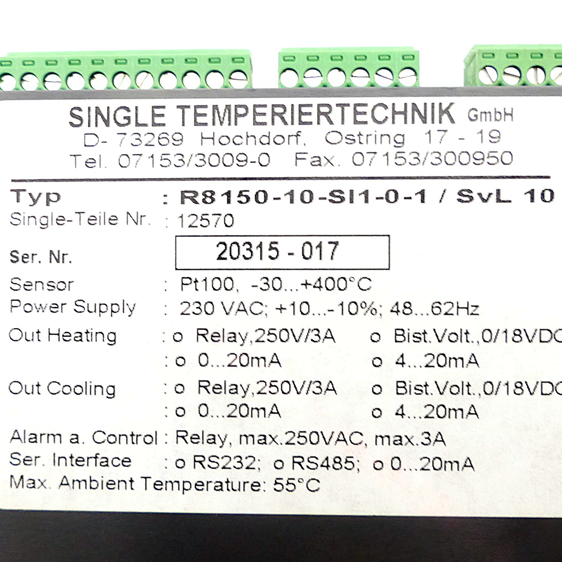 Temperiergerät 