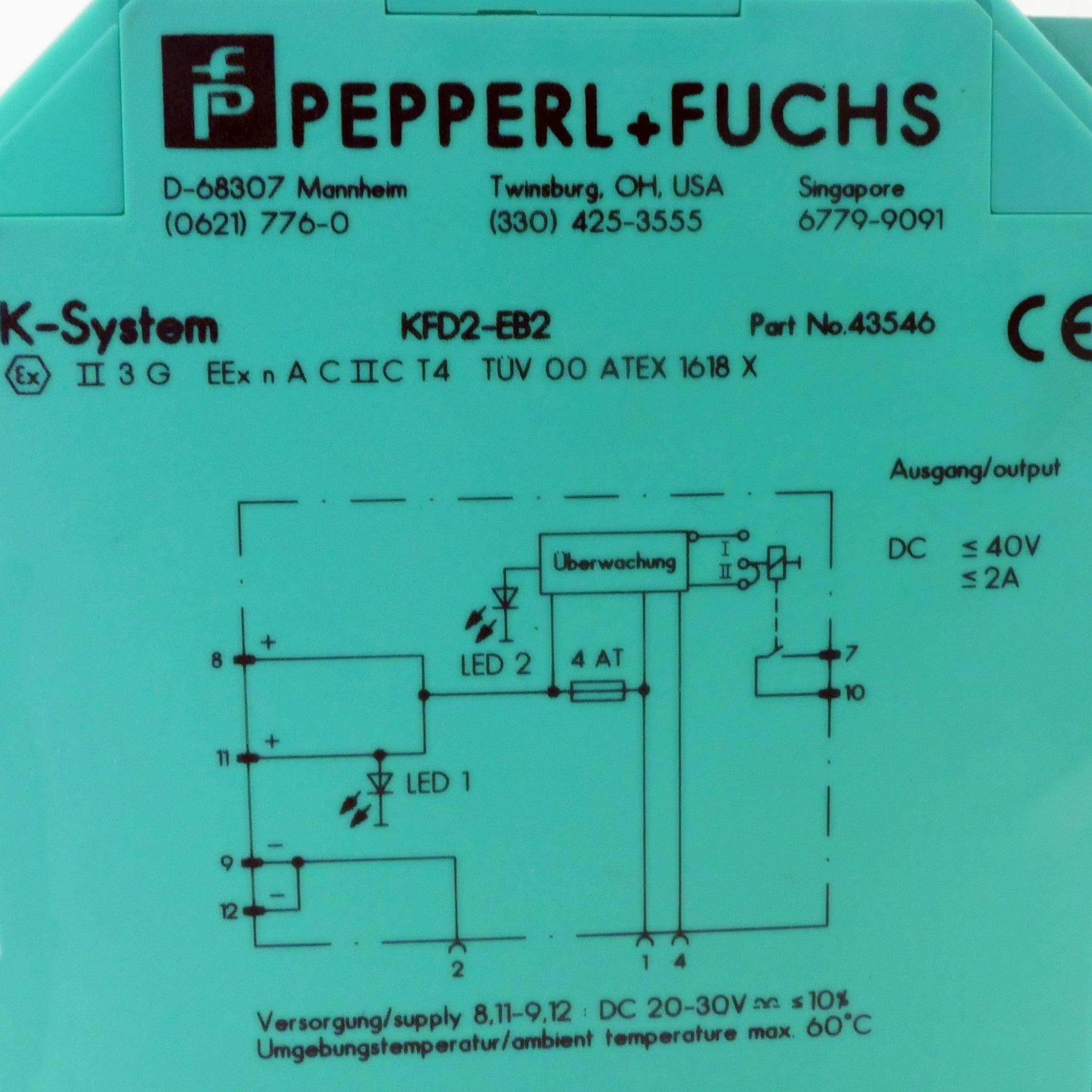 Power Feed Module KFD2-EB2