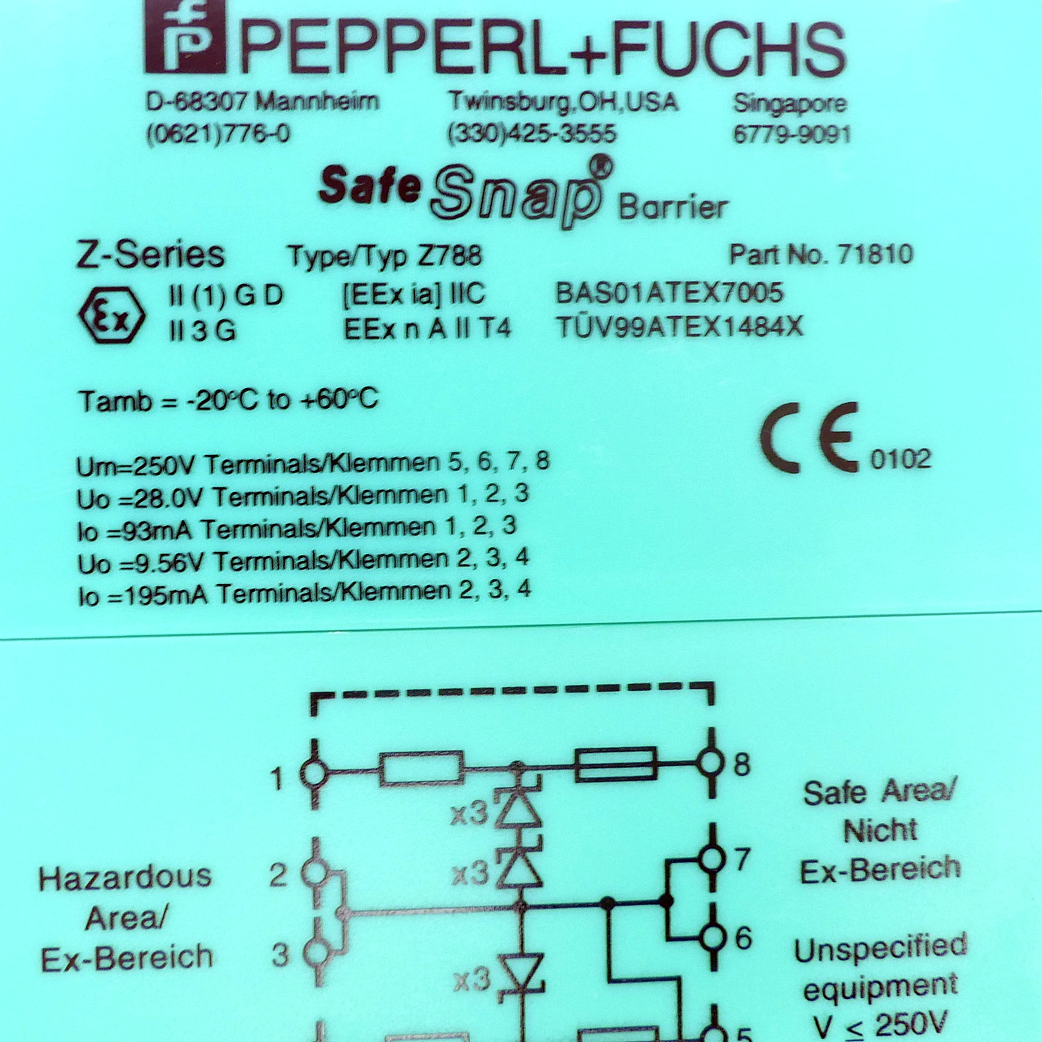 Safe Snap Barrier