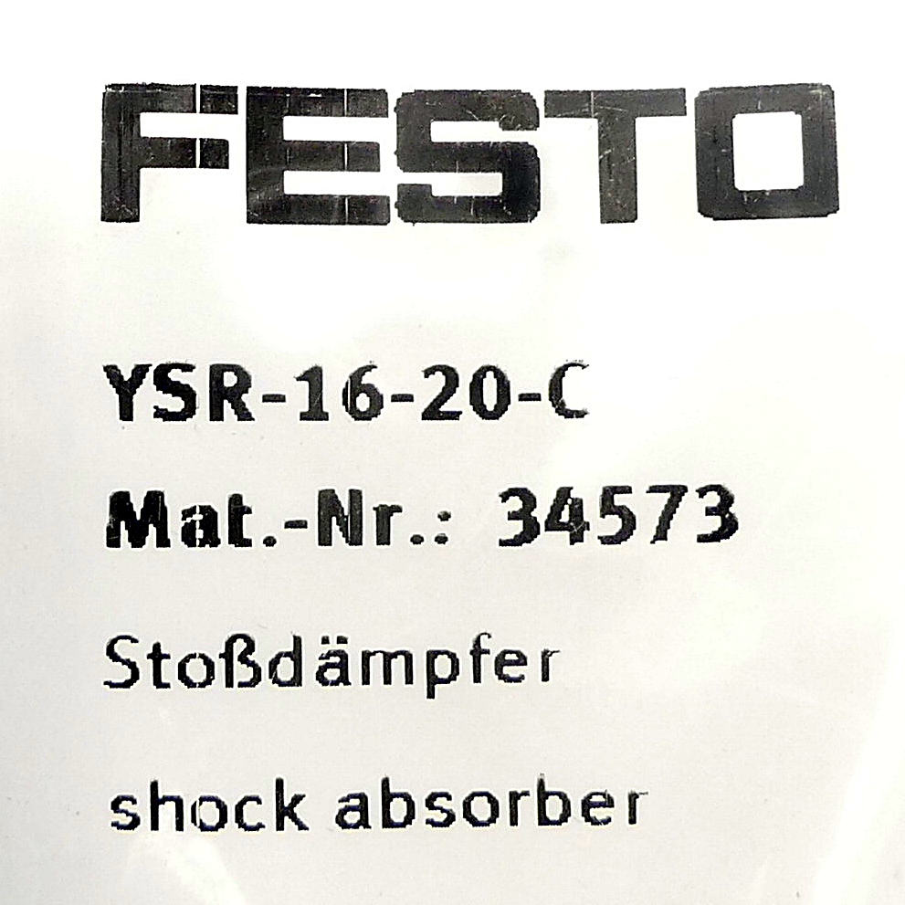 Shock absorber YSR-16-20-C