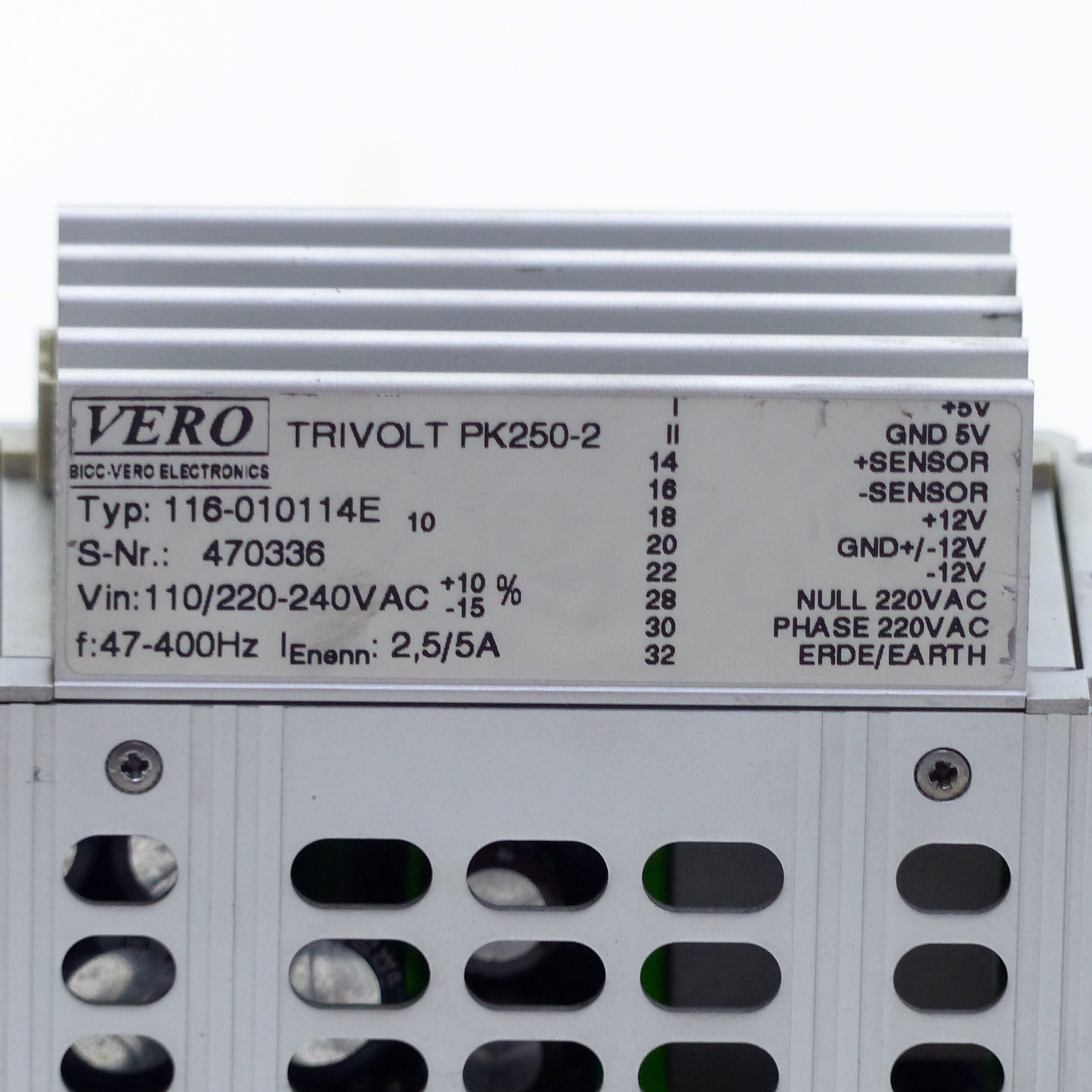 Power Supply Trivolt PK250-2