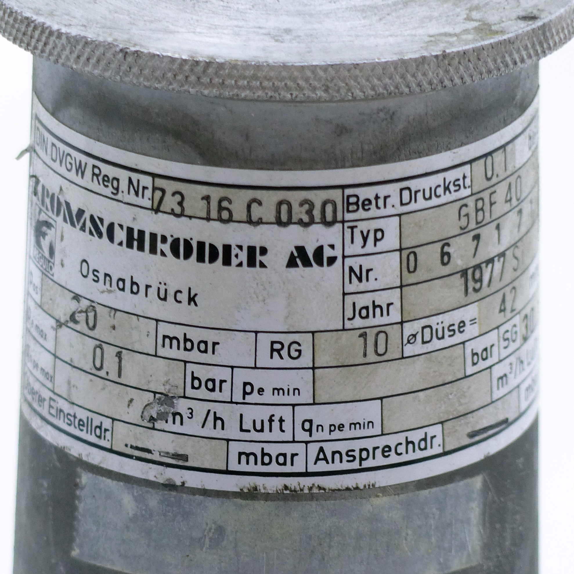 Gasdruckregler