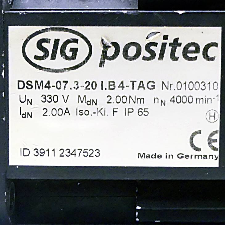 Servo motor DSM4-07.3-20I.B4-TAG 