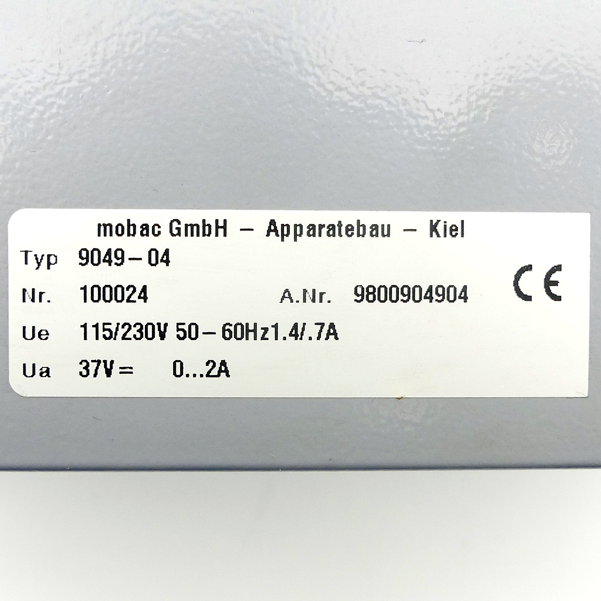 Control part 9049-04