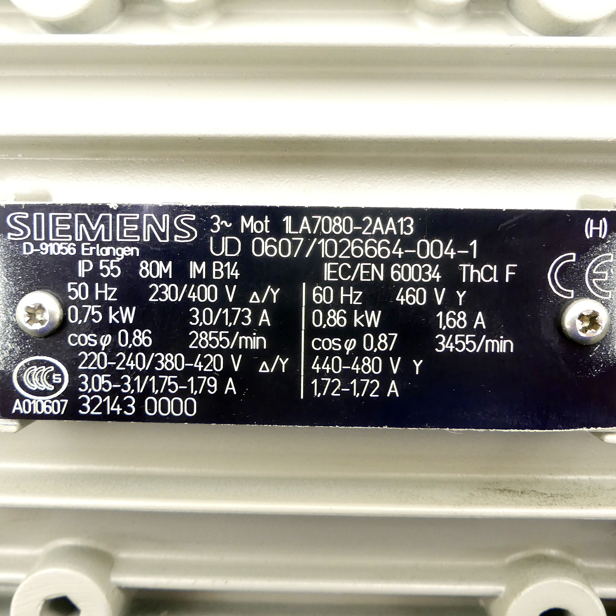 Three-phase motor 1LA7080-2AA13 