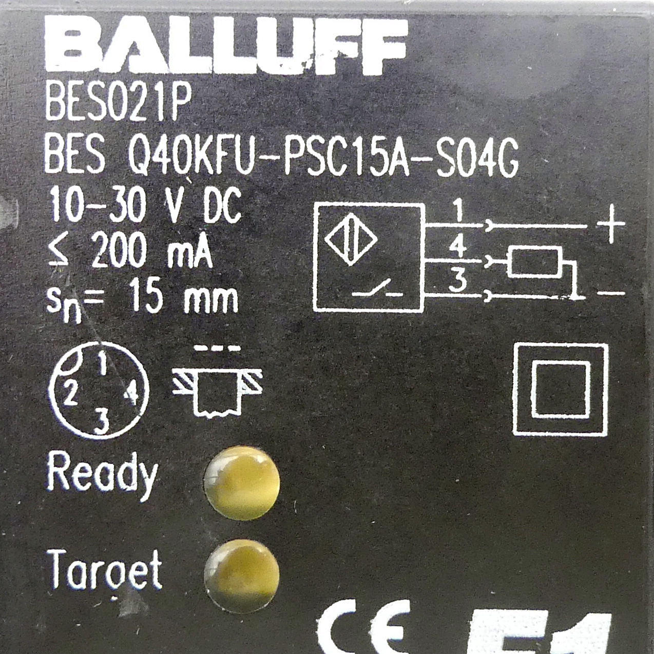 Induktiver Sensor BES Q40KFU-PSC15A-S04G 