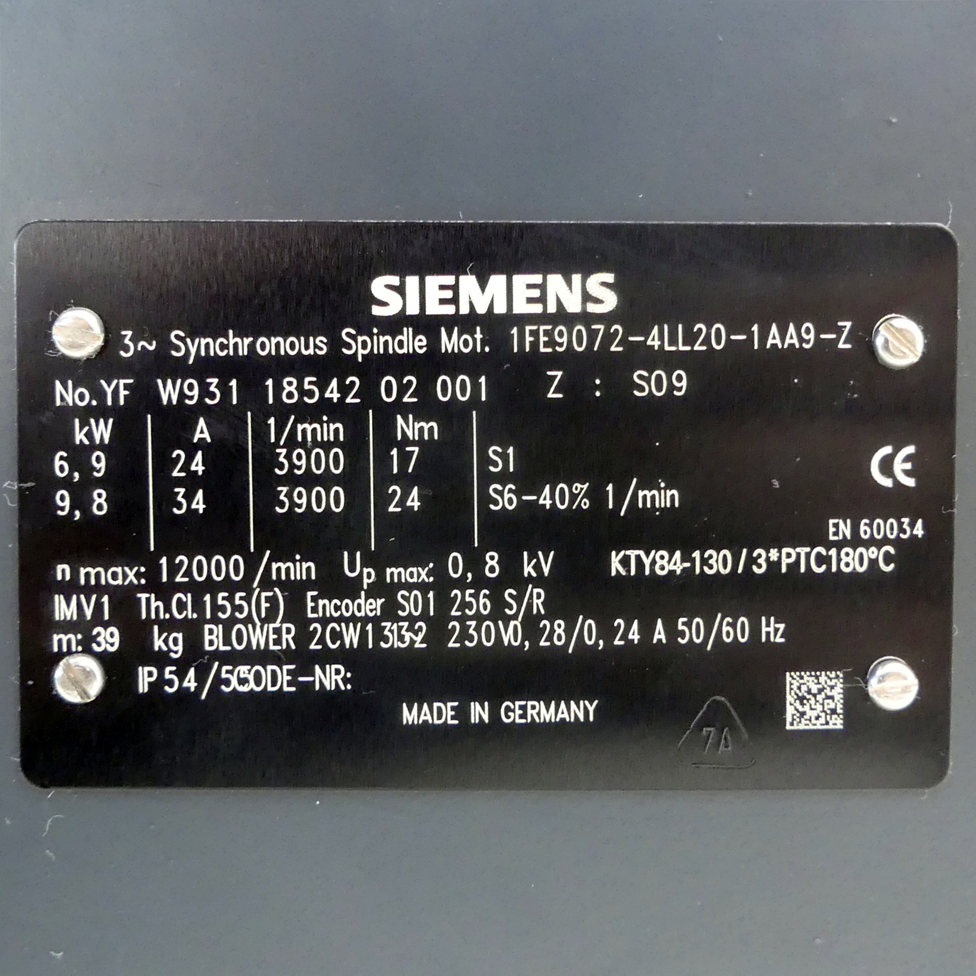 Synchron Spindelmotor