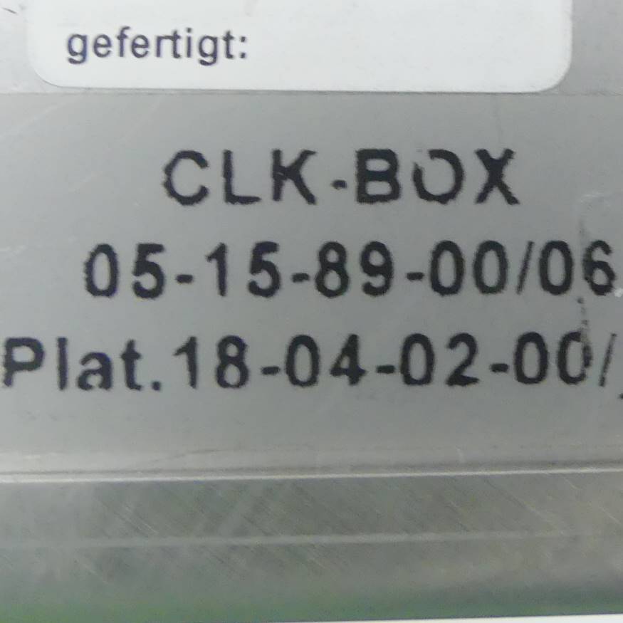 CLK-Box 05-15-89-00/06 