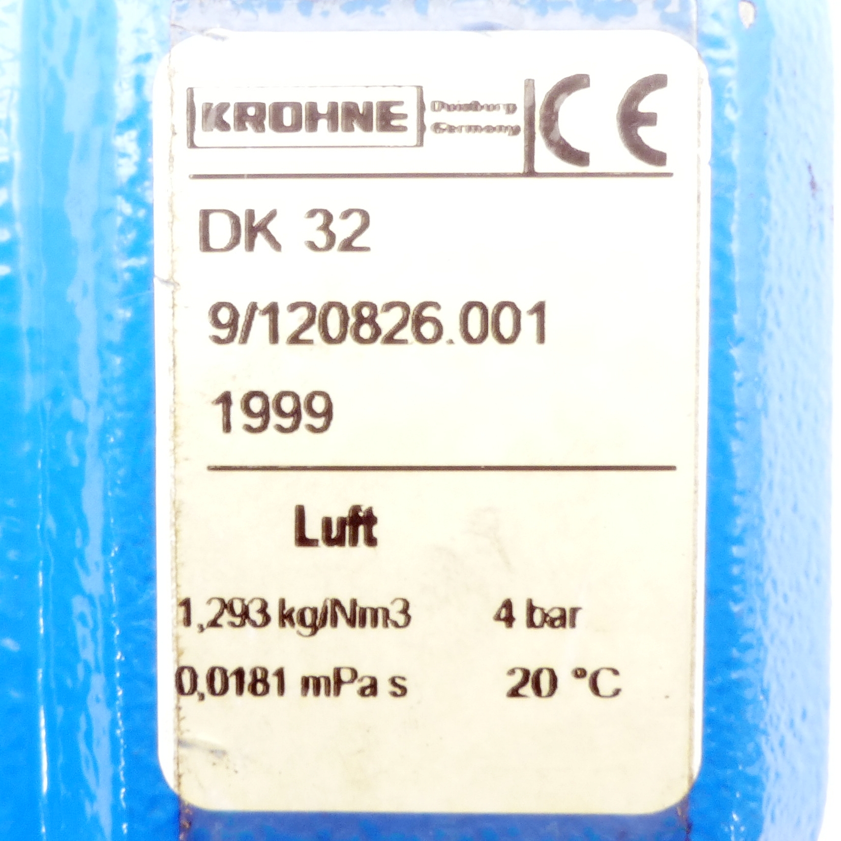 Variable area flowmeter D K32
