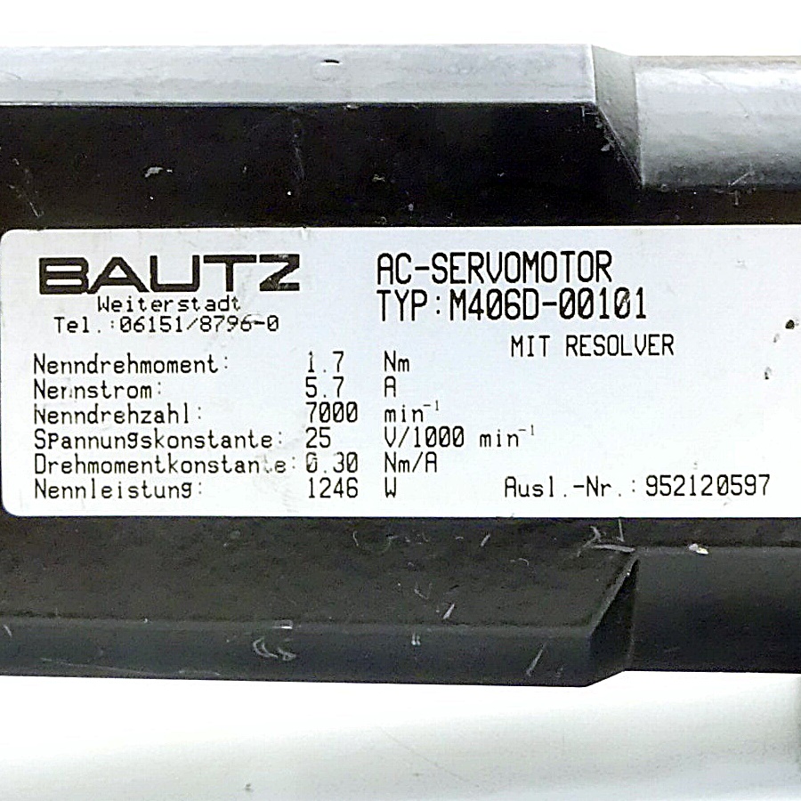 AC-Servomotor mit Resolver 