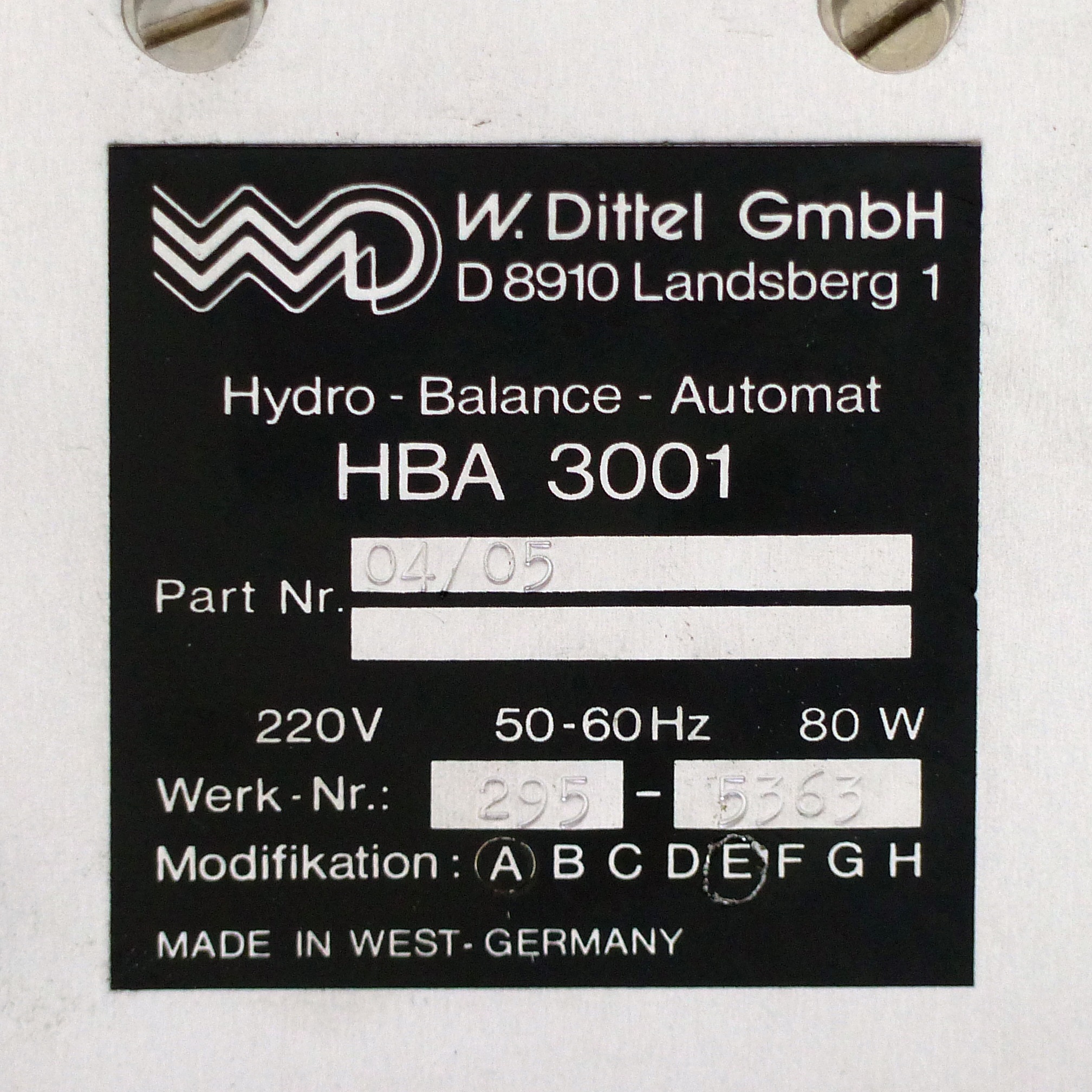 Control Unit