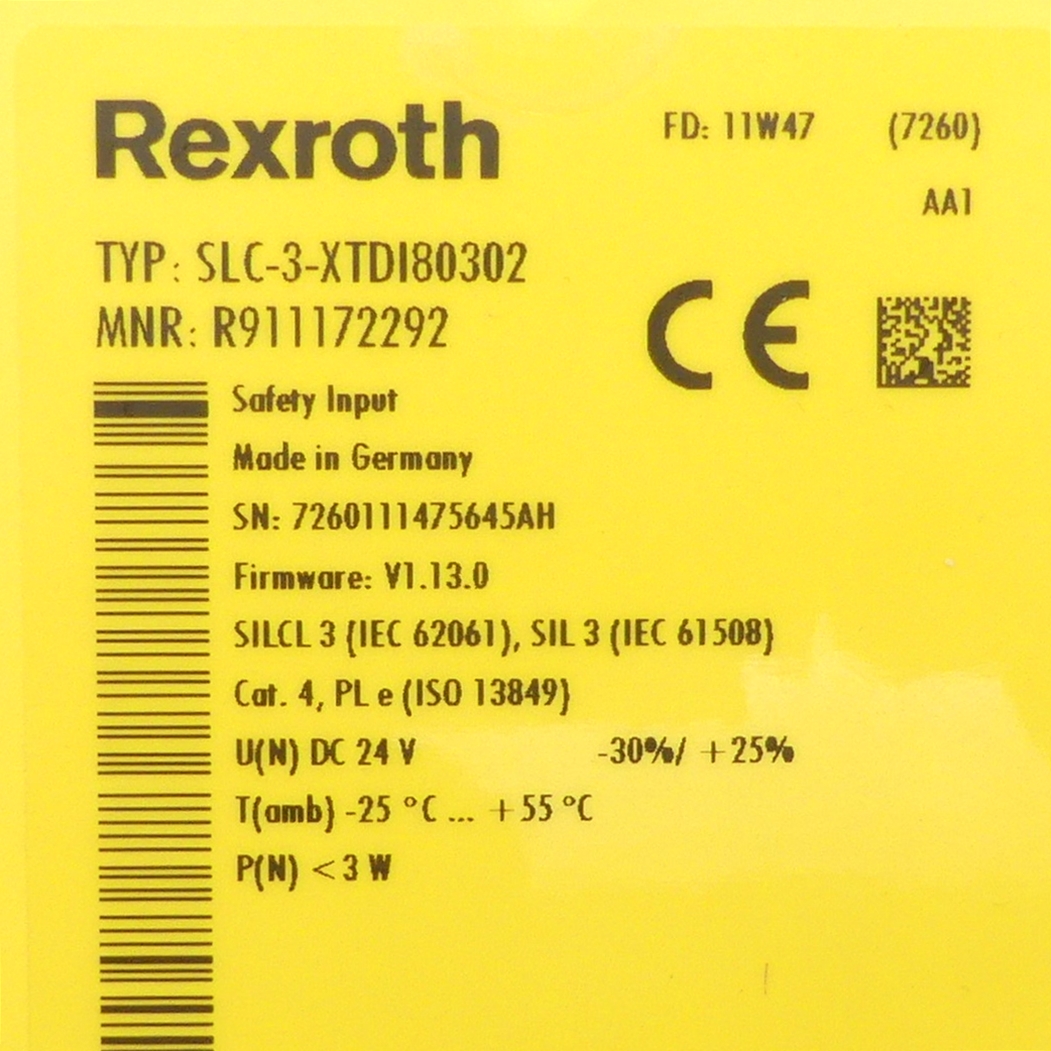 Input/output module SLC-3-XTDI80302 