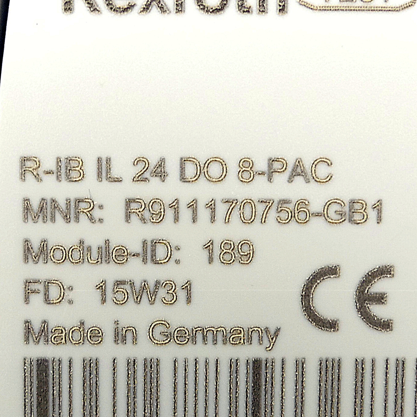 Inline digital output terminal R-IB IL 24 DO 8-PAC