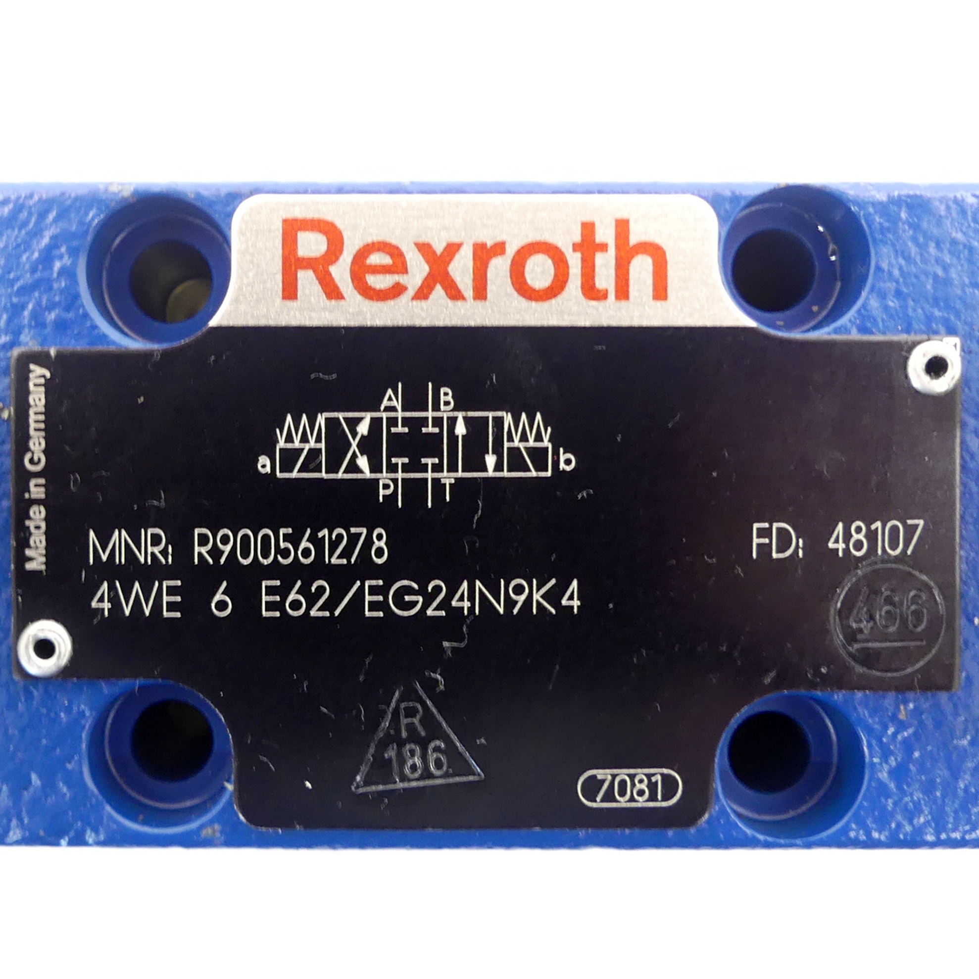 4/3 Directional control valve 4WE 6 E62/EG24N9K4